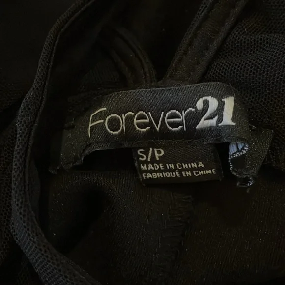 Forever 21 Black Dress Size Small - Picture 7 of 8